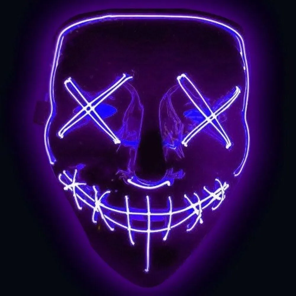 Halloween Purge LED Light Up Mask
